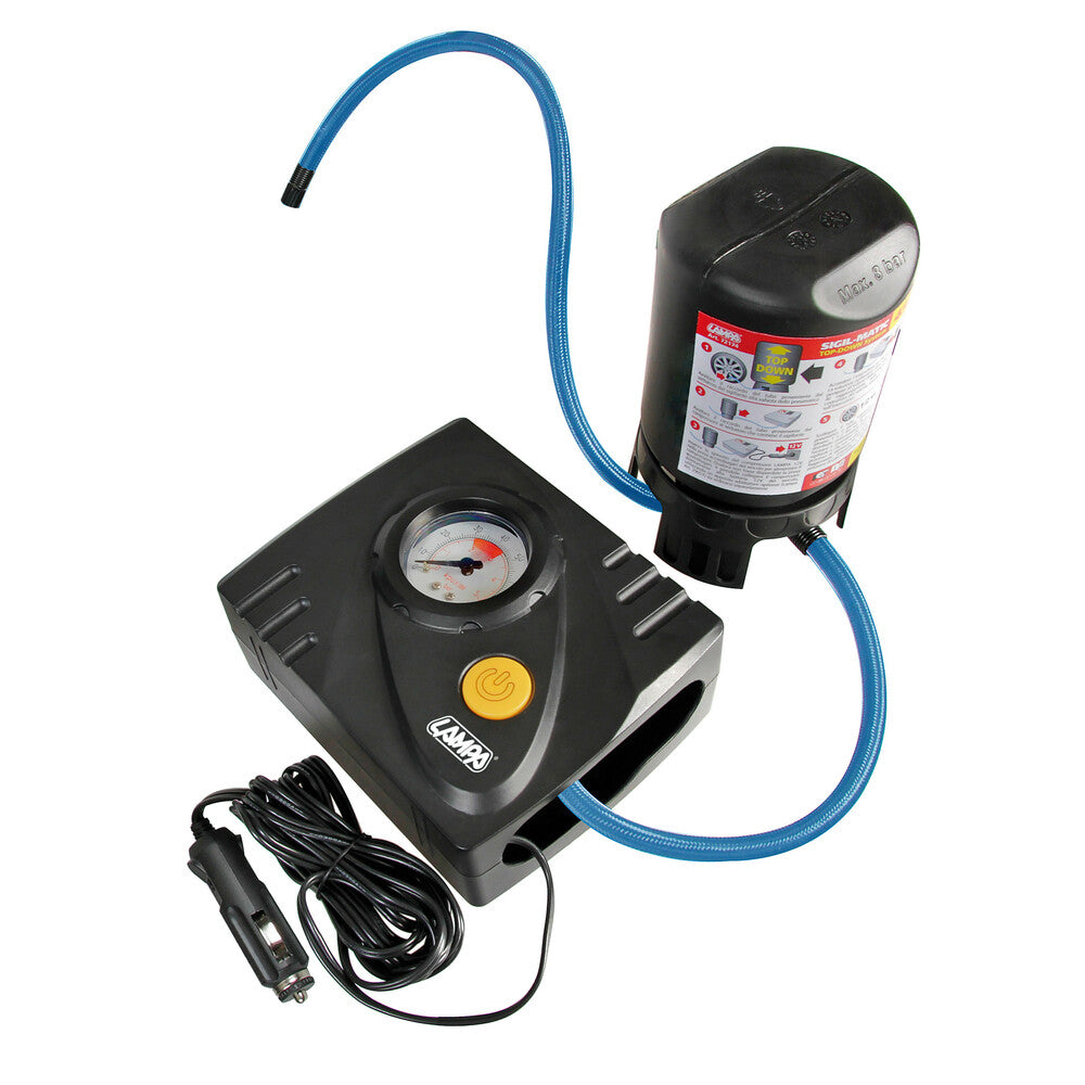 Помпа за безкамерни гуми Pump-Jet &amp; Fix Basic, 12 V - 72170