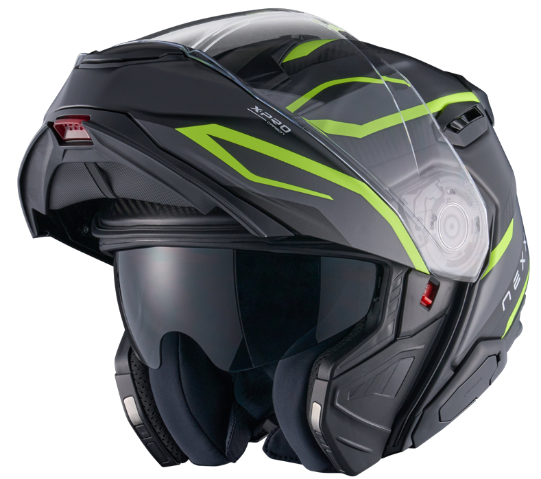 Каска NEXX X.LIFETOUR FLIP UP PRO MILE NEON GRAY