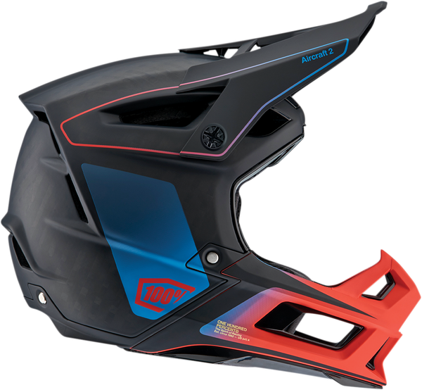 Вело каска 100% AIRCRAFT 2 BLACK/RED/BLUE
