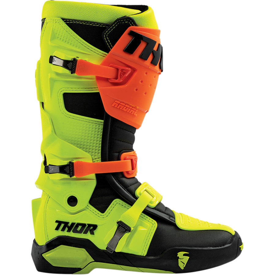 Мотокрос ботуши THOR RADIAL FLO ORANGE/FLO YELLOW