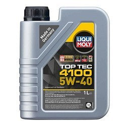 Масло 100% синтетично TOP TEC 4100 5W40 - 1L автомобилно масло LIQUI MOLY