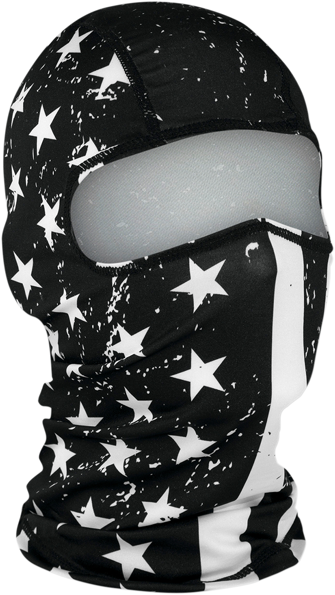 Боне ZANheadgear BK/WH FLAG