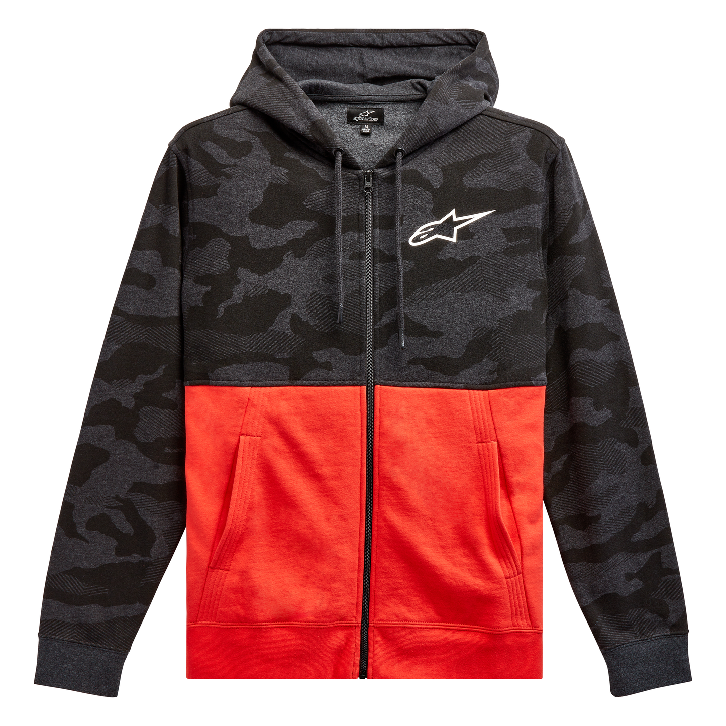 Мото суитшърт ALPINESTARS HOODIE CAMO-BLOCK CHAR