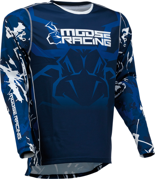 Мотокрос блуза MOOSE RACING AGROID BLUE/WHITE