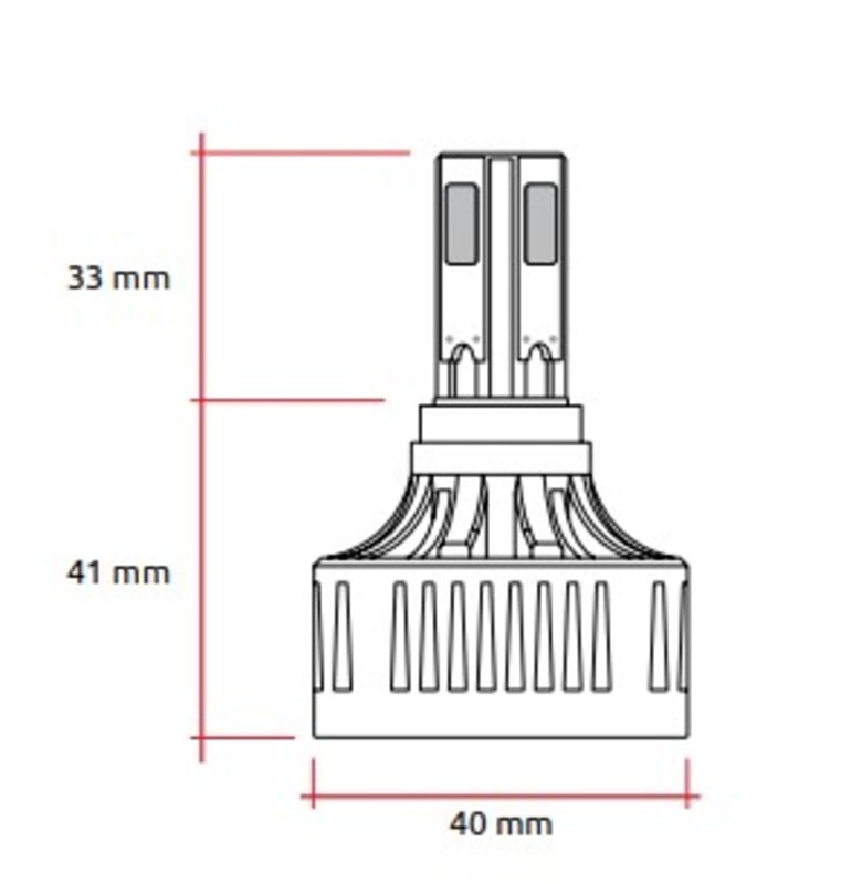 LED крушка за фар RACETECH 12V 32W