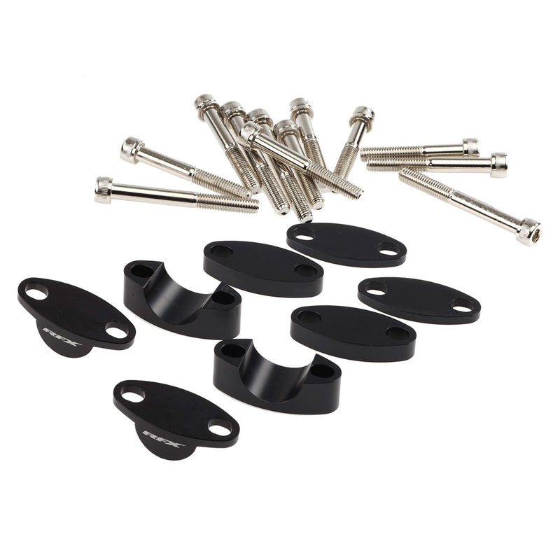 Комплект за повдигане RFX Race 22.2mm (Black) Universal Raises 25mm/30mm/35mm/40mm
