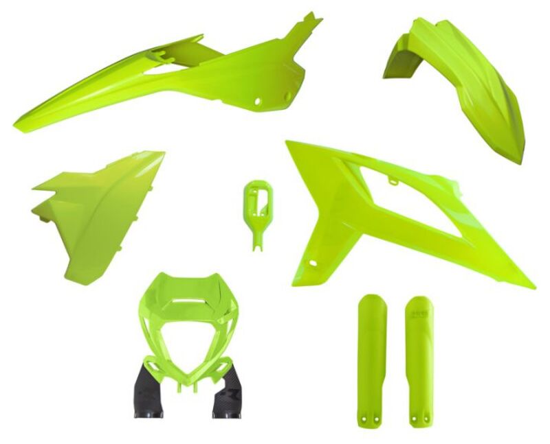 Комплект пластмаси RACETECH BETA RR Neon Yellow