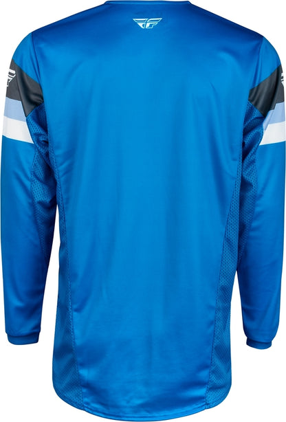 Детска мотокрос блуза FLY RACING Kinetic Prix- Bright Blue/Charcoal/White