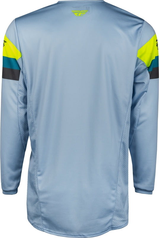 Мотокрос блуза FLY RACING Kinetic Prix- Ice Grey/Charcoal/Hi-Vis