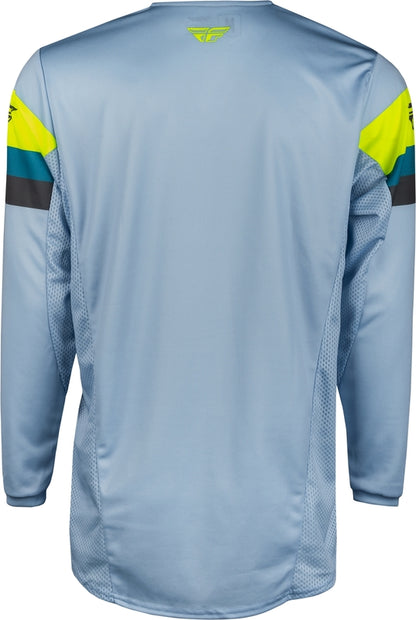 Мотокрос блуза FLY RACING Kinetic Prix- Ice Grey/Charcoal/Hi-Vis