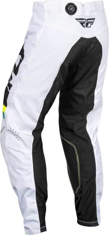Мотокрос брич FLY RACING Kinetic Prix-White/Black/Hi-Vis