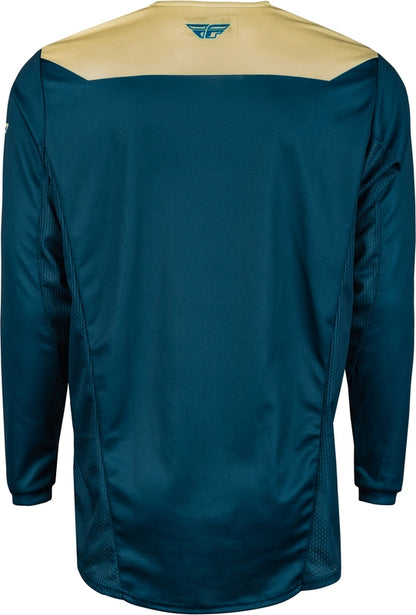 Мотокрос блуза FLY RACING Kinetic Reload- Ivory/Navy/Cobalt