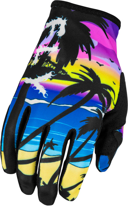 Мотокрос ръкавици FLY RACING Lite Malibu- Pink/Blue/Sand