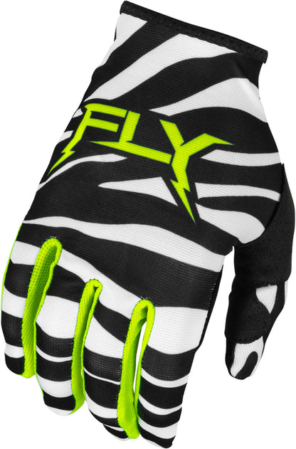Мотокрос ръкавици FLY RACING Lite Uncaged- Black/White/Neon Green