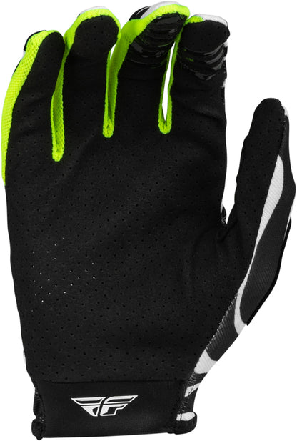 Мотокрос ръкавици FLY RACING Lite Uncaged- Black/White/Neon Green
