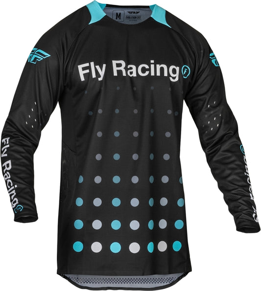 Мотокрос блуза FLY RACING Evolution DST Strobe - Black/Electric Blue