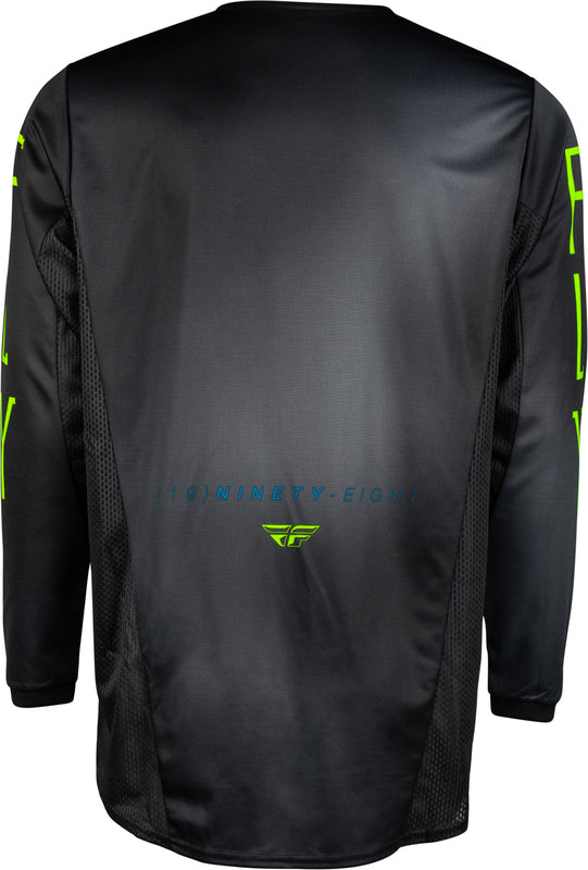 Детска мотокрос блуза FLY RACING Kinetic Prodigy- Charcoal/Neon Green/True Blue