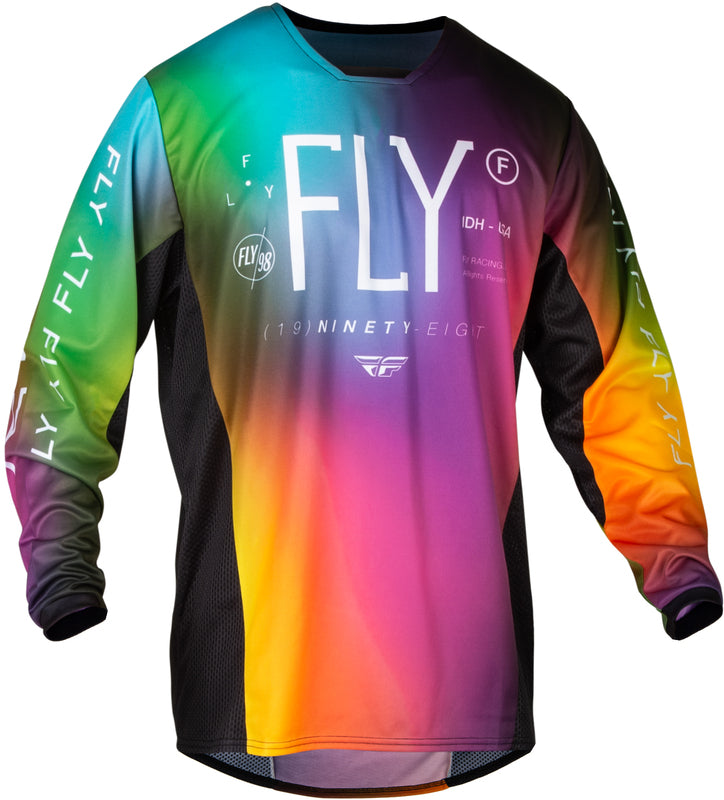 Детска мотокрос блуза FLY RACING Kinetic Prodigy- Fuschia/Electric Blue/Hi-Vis