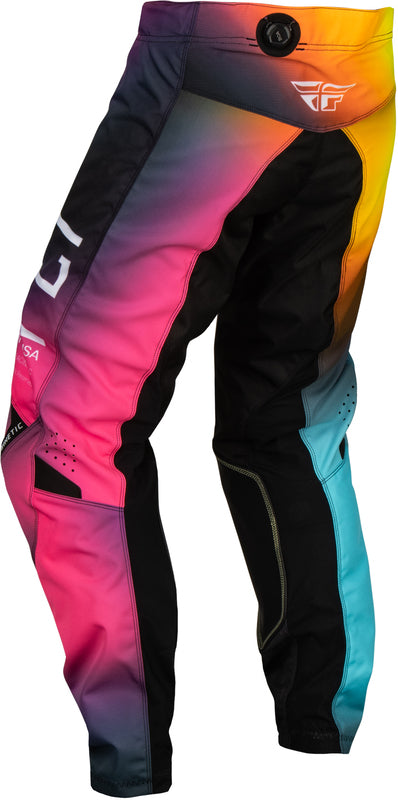 Детски мотокрос брич FLY RACING Kinetic Prodigy-Fuschia/Electric Blue/Hi-Vis