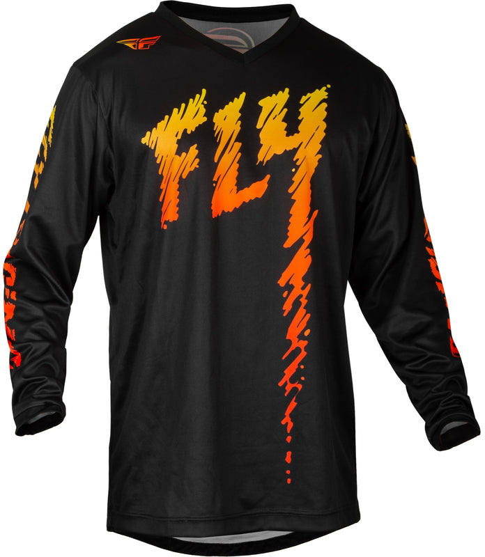 Детска мотокрос блуза FLY RACING F-16 Riding - Black/Yellow/Orange