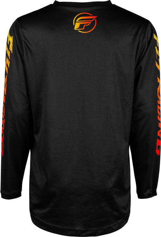 Детска мотокрос блуза FLY RACING F-16 Riding - Black/Yellow/Orange