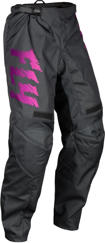 Детски мотокрос брич FLY RACING F-16 Riding- Grey/Charcoal/Pink