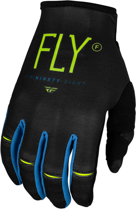 Детски мотокрос ръкавици FLY RACING Kinetic Prodigy- Charcoal/Neon Green/True Blue