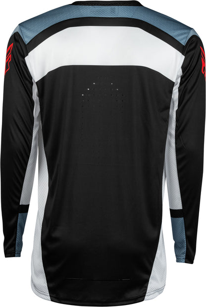 Мотокрос блуза FLY RACING Lite- Black/White/Denim Grey