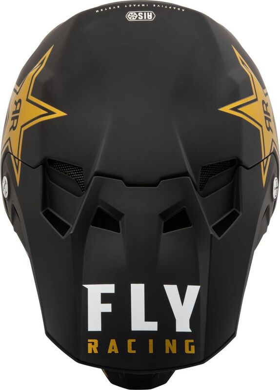 Мотокрос каска FLY RACING Formula CC Rockstar - Matte Black/Gold