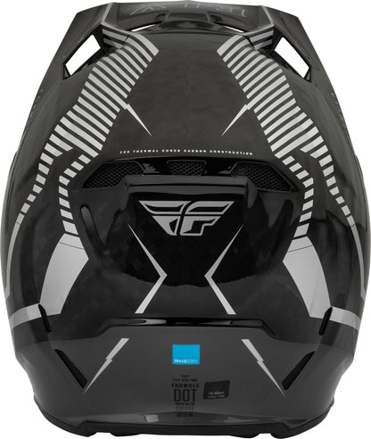 Мотокрос каска FLY RACING Formula Carbon Tracer Helmet - Silver/Black