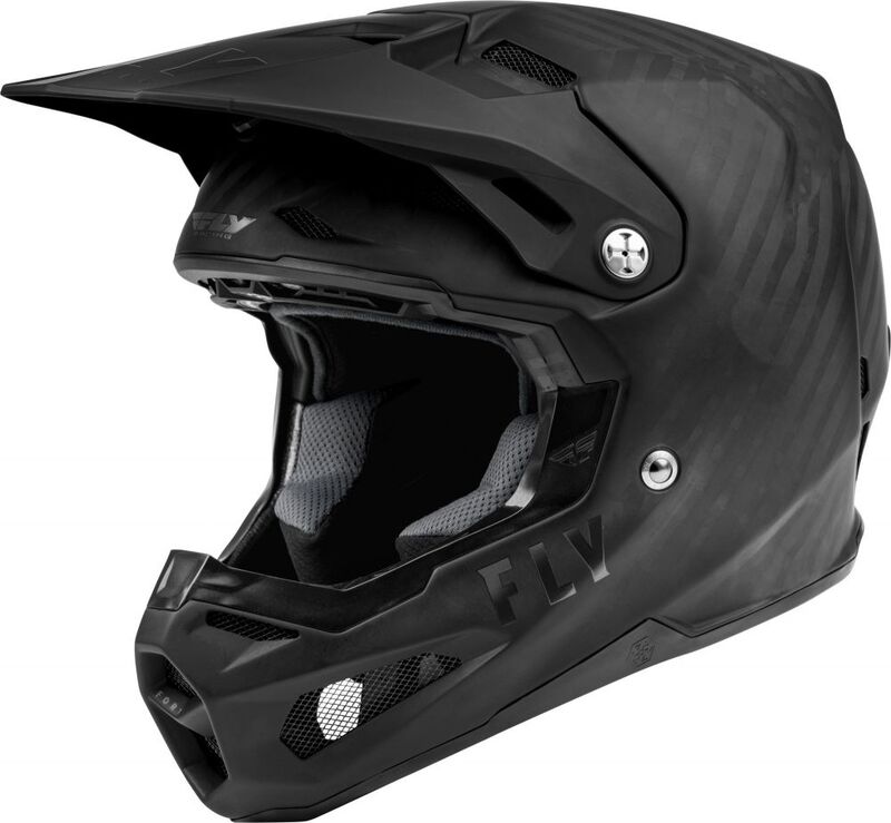 Мотокрос каска FLY RACING Formula Carbon Solid Helmet - Matte Black