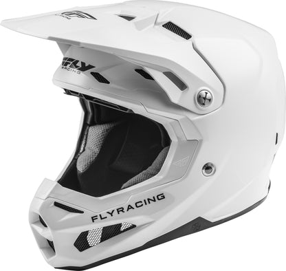 Мотокрос каска FLY RACING Formula Carbon Solid Helmet - White