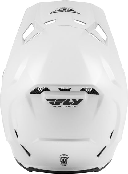 Мотокрос каска FLY RACING Formula Carbon Solid Helmet - White