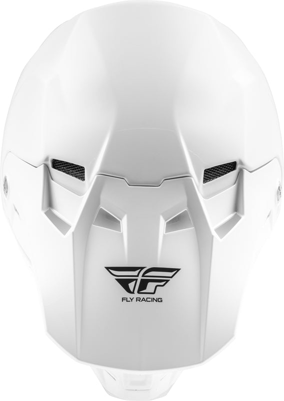 Мотокрос каска FLY RACING Formula Carbon Solid Helmet - White