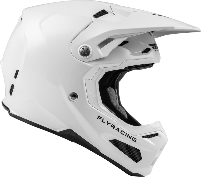 Мотокрос каска FLY RACING Formula Carbon Solid Helmet - White