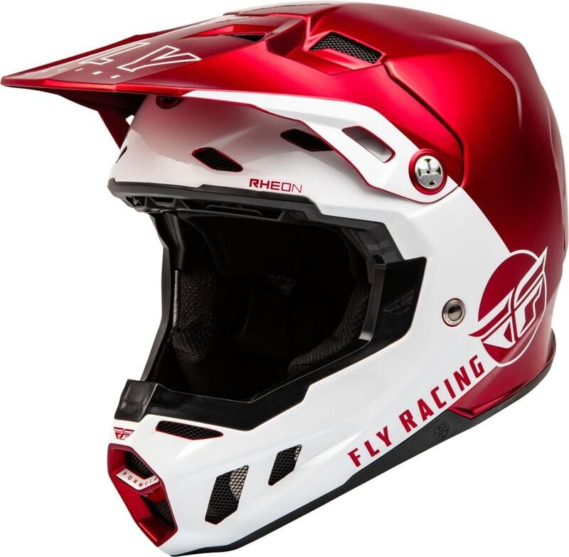 Мотокрос каска FLY RACING Formula CC Centrum - Metallic Red/White