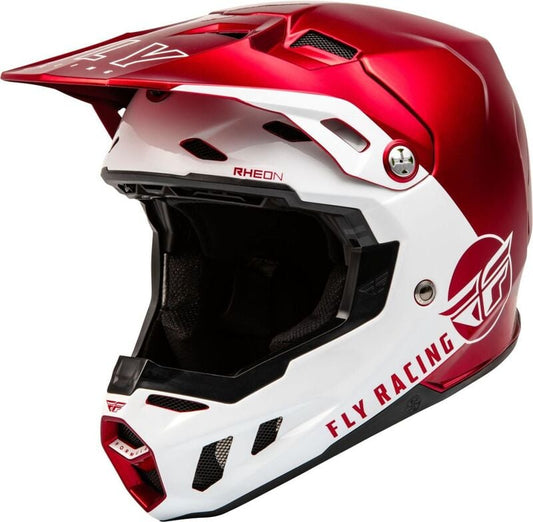 Мотокрос каска FLY RACING Formula CC Centrum - Metallic Red/White