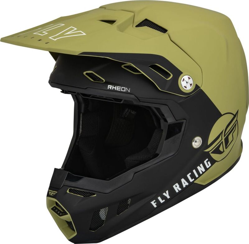 Мотокрос каска FLY RACING Formula CC Centrum - Matte Olive Green/Black