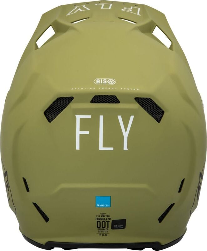 Мотокрос каска FLY RACING Formula CC Centrum - Matte Olive Green/Black