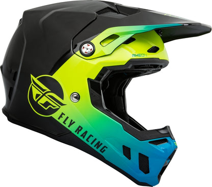 Мотокрос каска FLY RACING Formula CC Centrum - Black/Hi-Vis