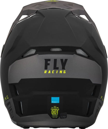 Мотокрос каска FLY RACING Formula CP Slant- Matte Black/Grey/Hi-Vis