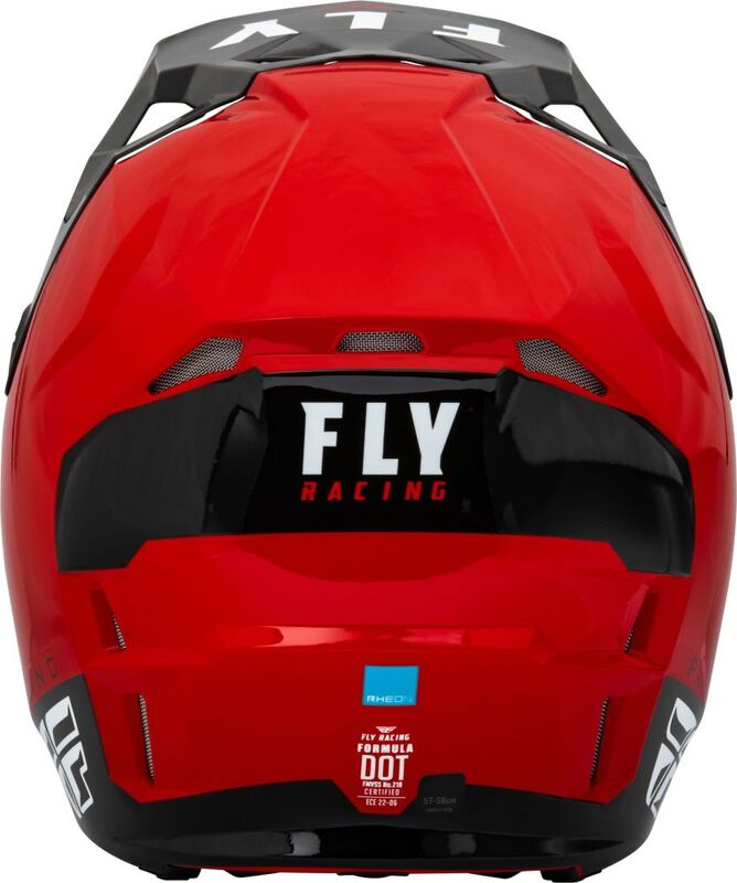 Мотокрос каска FLY RACING Formula CP Slant- Red/Black/White