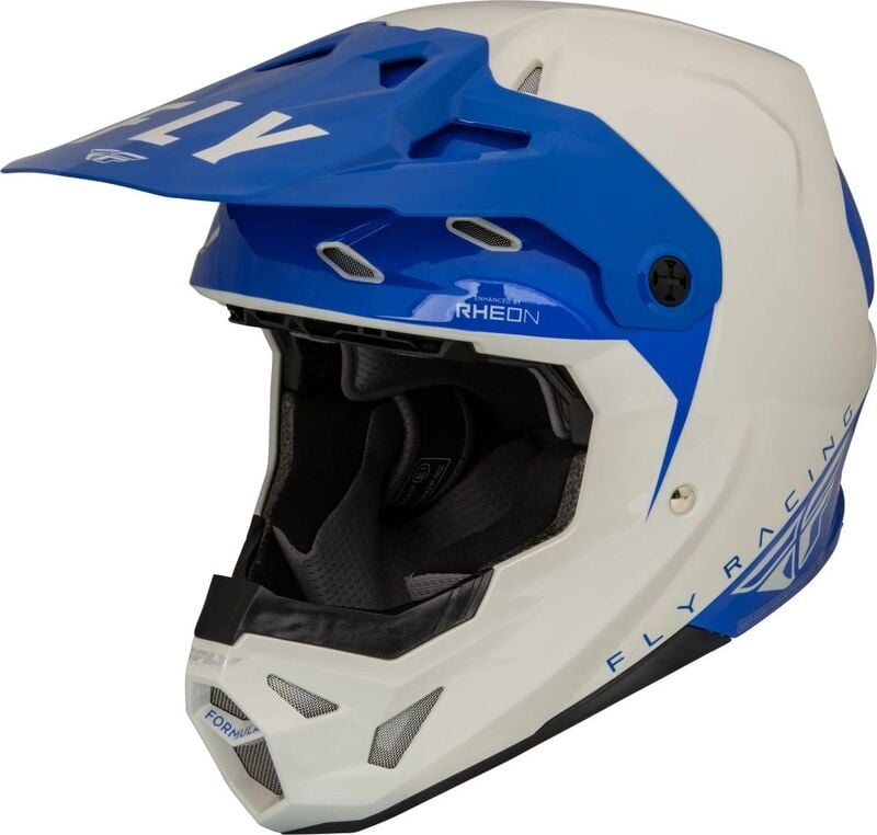 Мотокрос каска FLY RACING Formula CP Slant- Grey/Blue