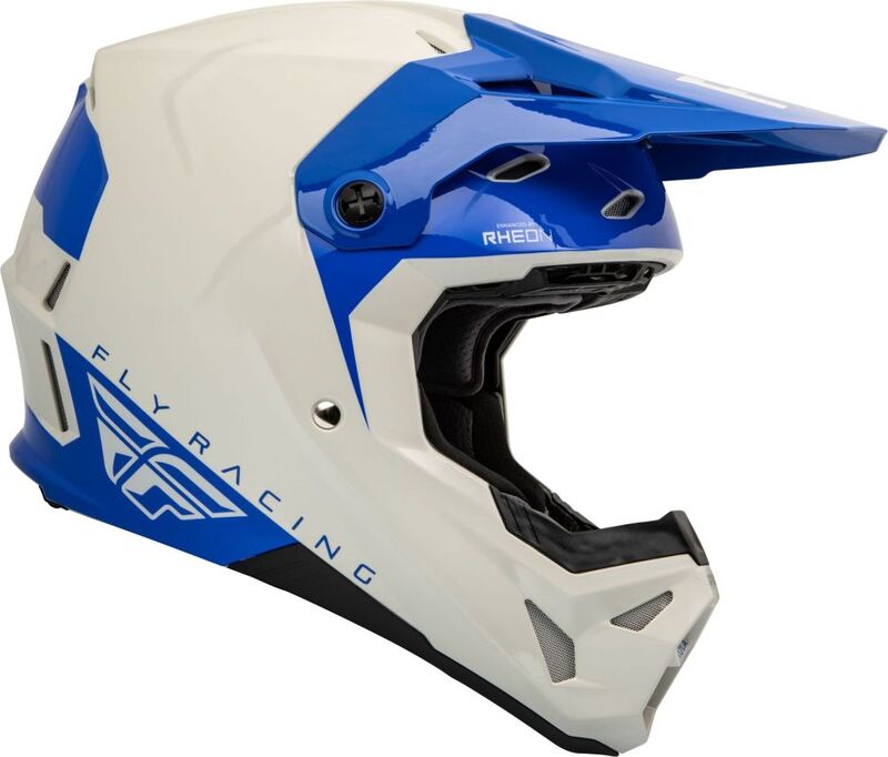 Мотокрос каска FLY RACING Formula CP Slant- Grey/Blue