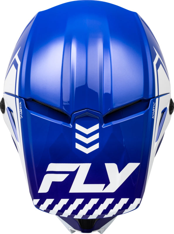 Мотокрос каска FLY RACING Formula Kinetic Menace - Blue/White