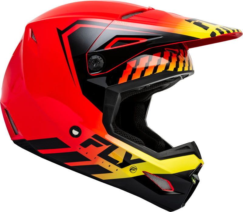 Мотокрос каска FLY RACING Formula Kinetic Menace - Red/Black/Yellow