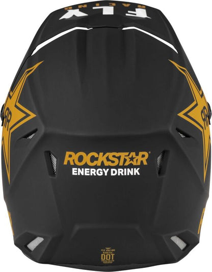 Мотокрос каска FLY RACING Formula Kinetic Rockstar - Matte Black/Gold