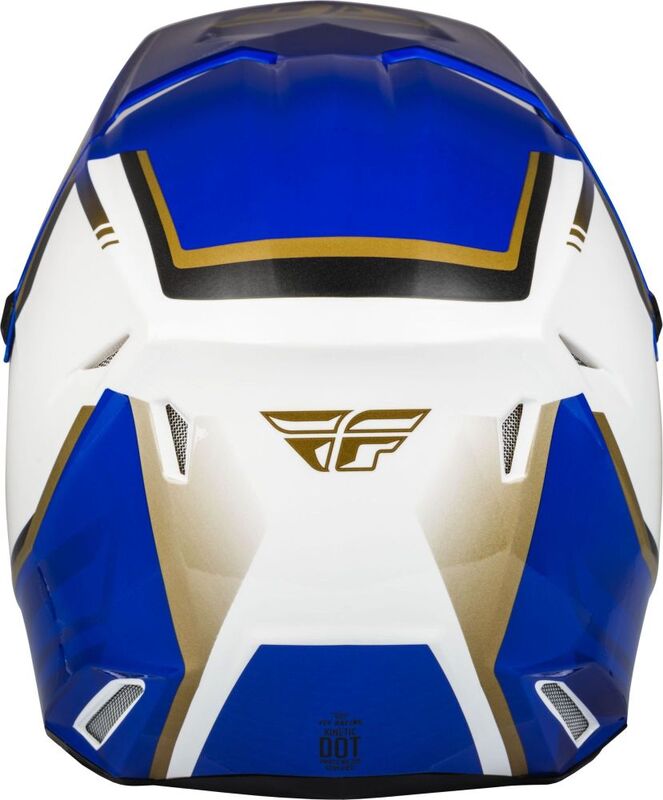 Мотокрос каска FLY RACING Formula Kinetic Vision-White/Blue