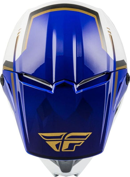 Мотокрос каска FLY RACING Formula Kinetic Vision-White/Blue