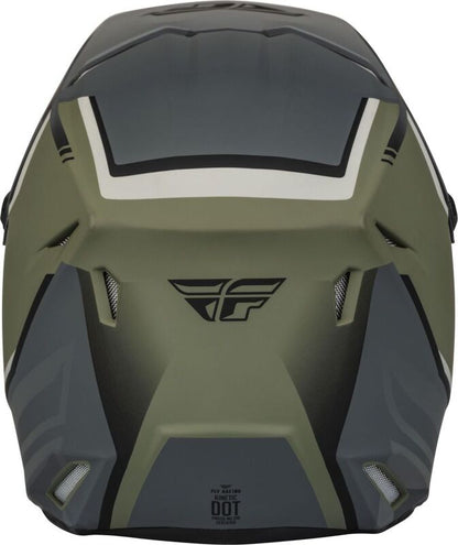 Мотокрос каска FLY RACING Formula Kinetic Vision-Olive Green/Grey